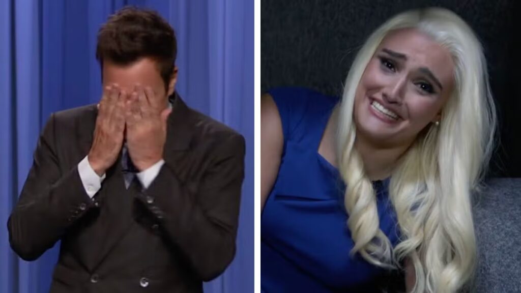 Jimmy Fallon Cracks Himself Up Over ‘Tonight Show’ Parody About ‘Obsessed’ Trump Aide Natalie Harp