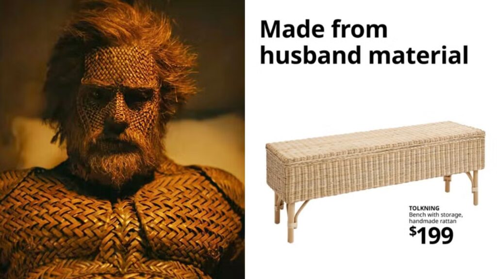 IKEA Turns Alexander Skarsgård’s Viral ‘Wicker’ Man Moment Into an Ad, and a Bench