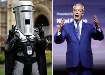Beating ‘Binface’ may not save Trump ally Farage, as scandal mars populist’s image