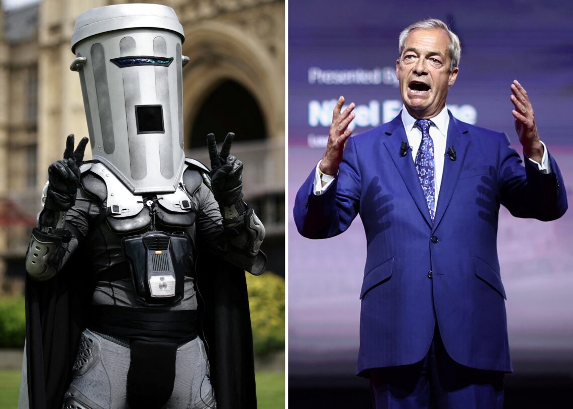 Farage beats ‘Binface’! But scandal still shadows Trump’s British ally.