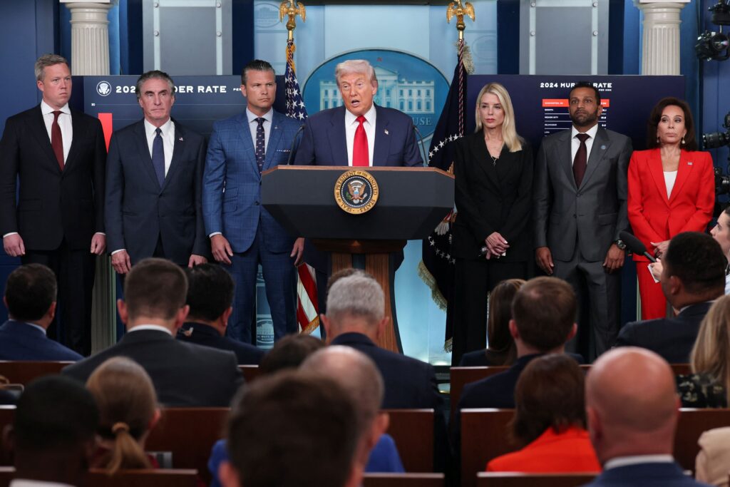 A year after D.C. takeover, Trump says crime has plummeted. It’s not that simple.