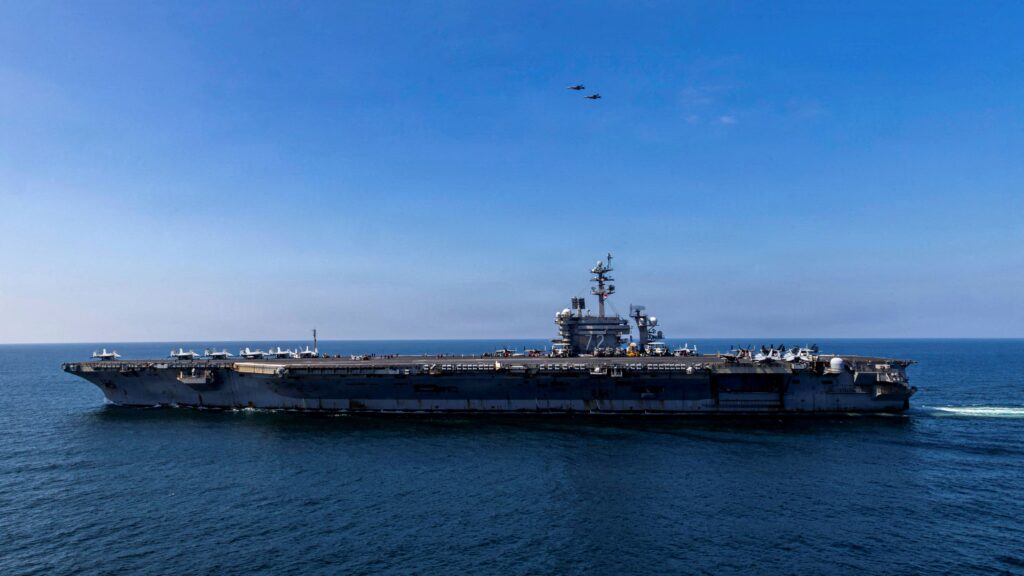 Trump dismisses families’ concerns about USS Abraham Lincoln conditions