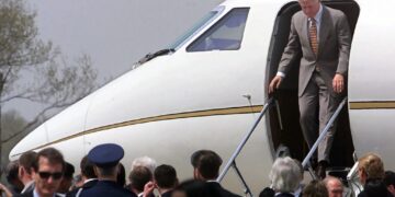 Trump’s secret Air Force One switch crosses a new line with journalists