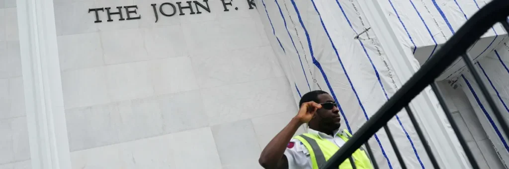 Outrage as Trump aides move to put his name back on Kennedy Center after court said no