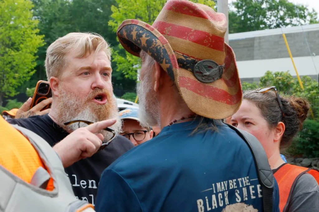 ICE center ‘tears apart’ sleepy MAGA farm town as residents blindsided by rowdy protests