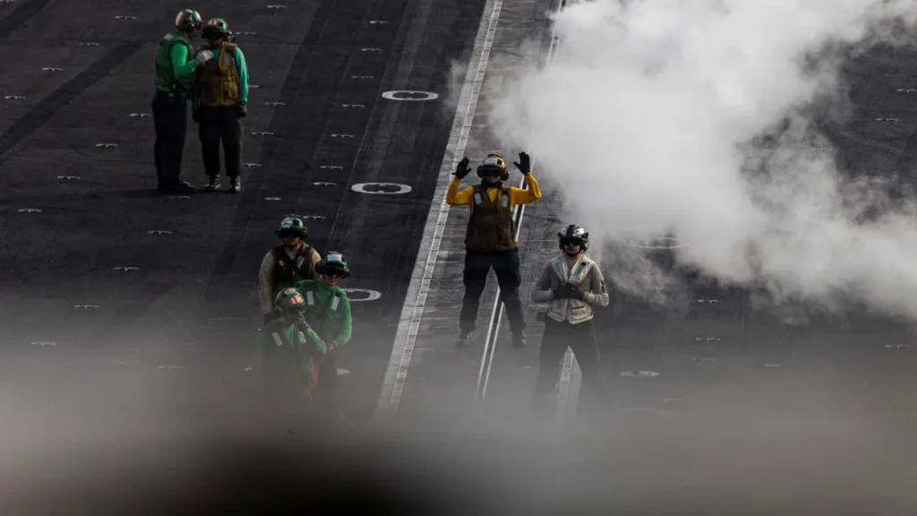 Trump shrugs off sailors’ concerns of lengthy deployments: ‘Not nearly long enough’
