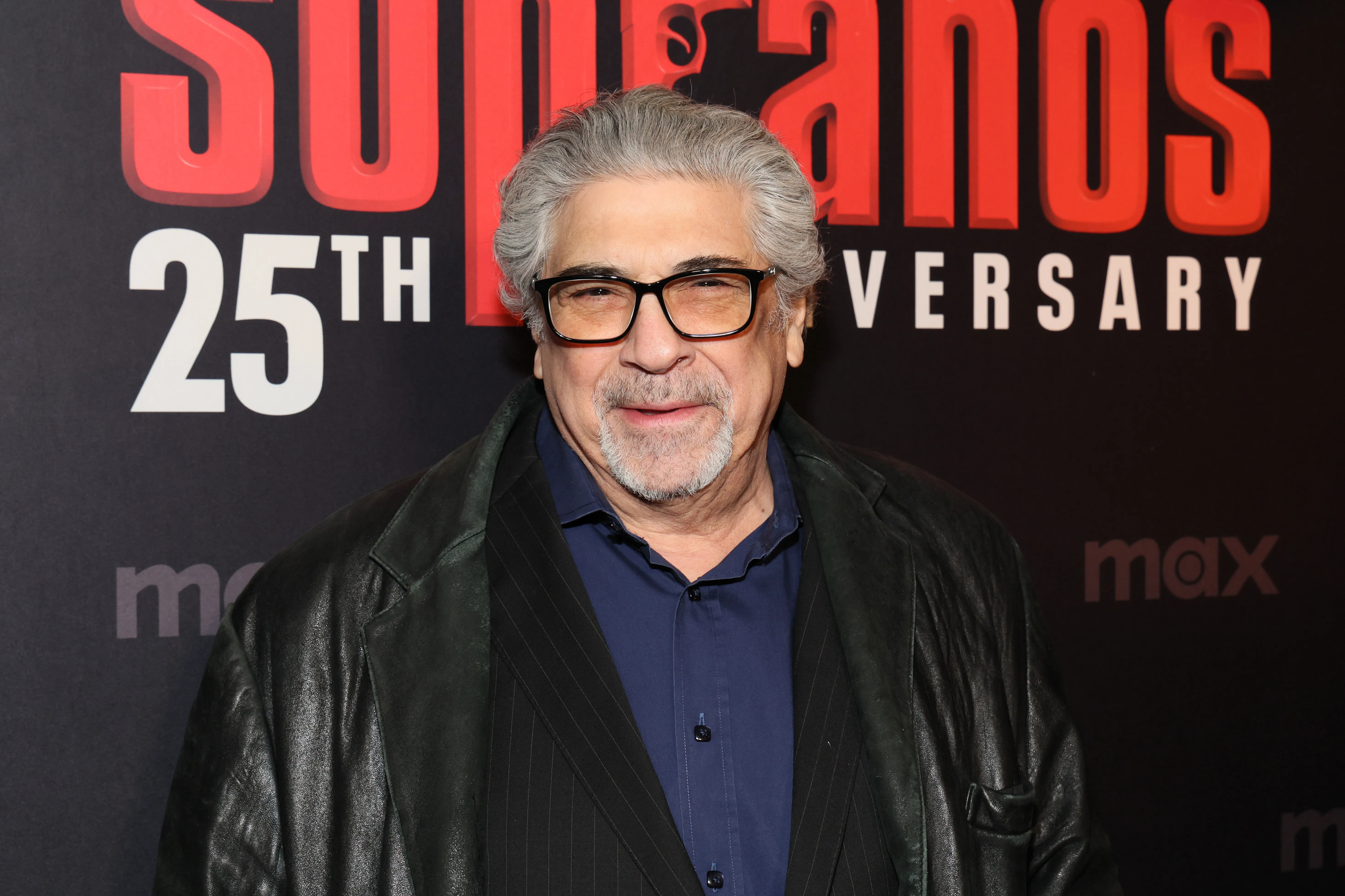 Actor Vincent Pastore posing at 