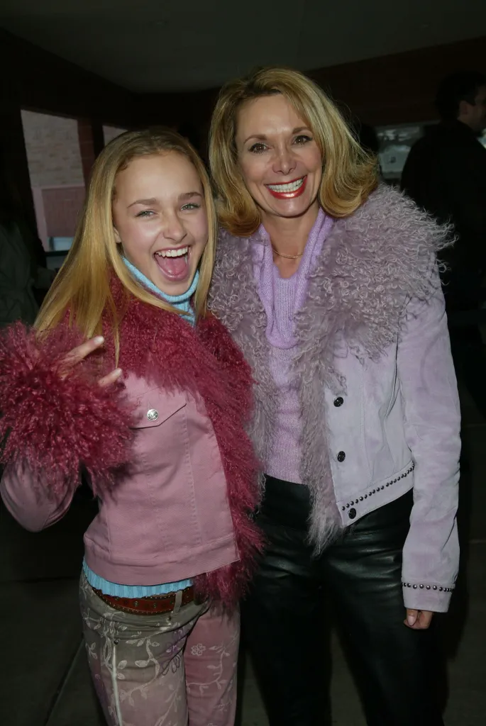 Hayden Panettiere with her mother, Lesley Vogel, at the 2003 Sundance Film Festival.