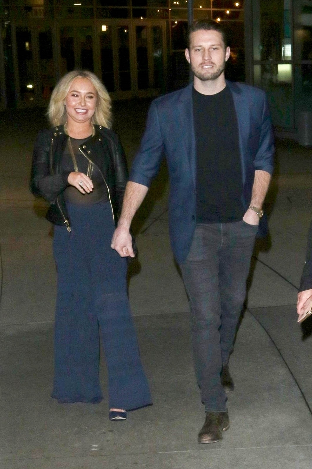 Hayden Panettiere and Brian Hickerson enjoying a date night.