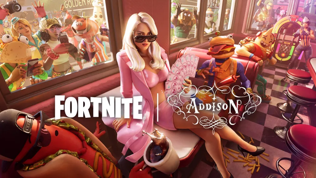 Addison Rae Fortnite Skin Reveal