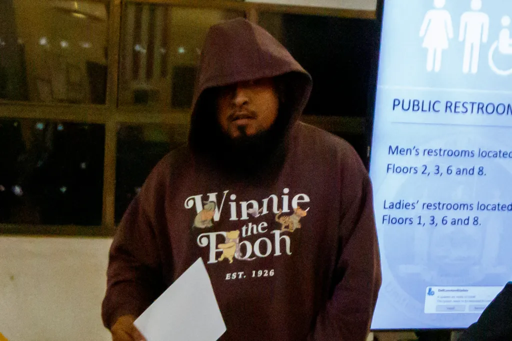 Adrian Benitez, 29, in a 