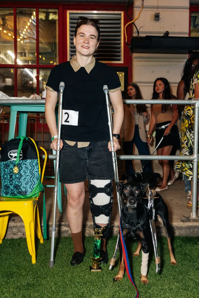 Alanna Duncan and Willow attend the Dogfish Head Look-a-Like contest.