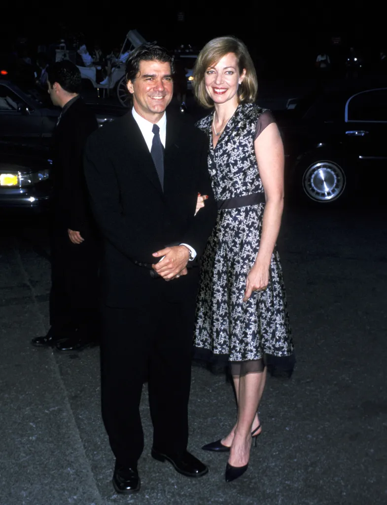 Allison Janney and Dennis Gagomiros smiling and posing.