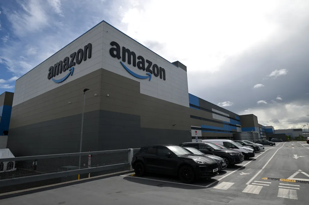 Amazon's LCY3 Fulfillment Centre in Dartford, east of London.