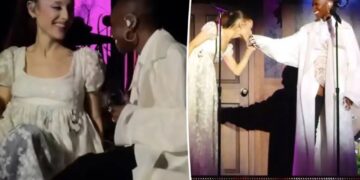 Ariana Grande and ‘Wicked’ co-star Cynthia Erivo squash feud rumors with ‘Eternal Sunshine’ tour duet