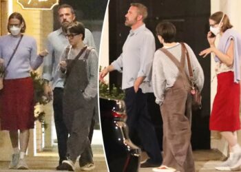 Ben Affleck dines with his and Jennifer Garner’s kids at LA hot spot