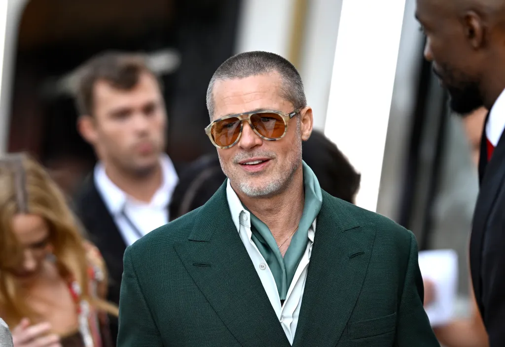 Brad Pitt attending the European premiere of 