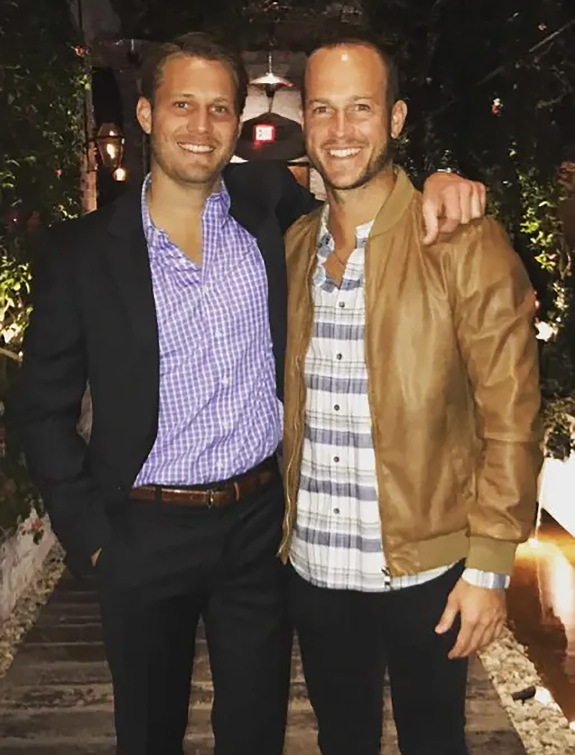 Brian Hickerson and Zachdeleted Instagram smiling at the camera.