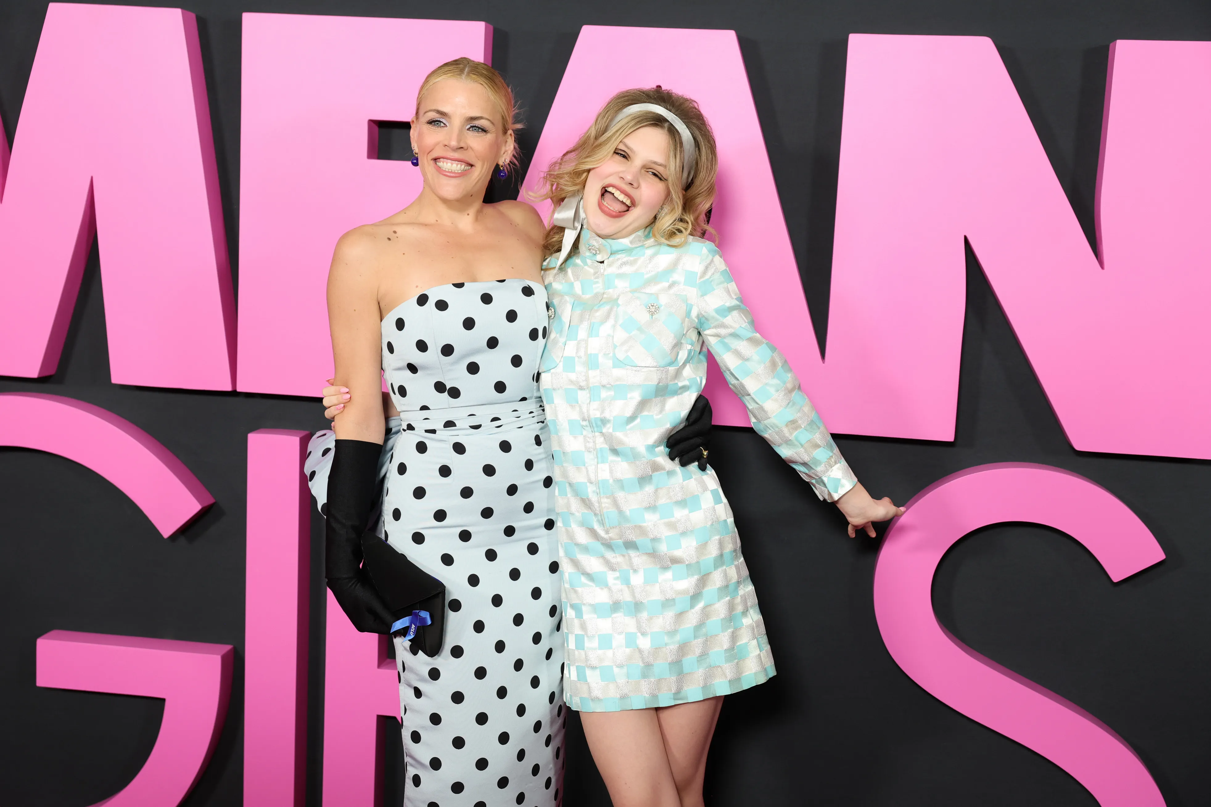 Busy Philipps and Birdie Silverstein posing at the 