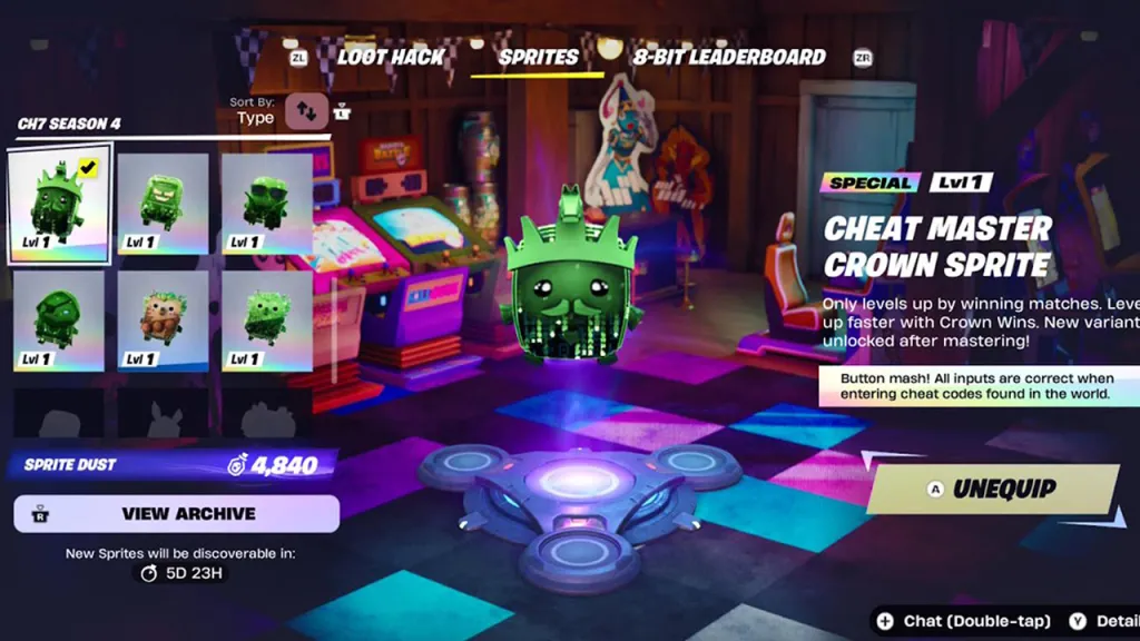 Cheat Master Crown Sprite Fortnite Chapter 7 Season 4