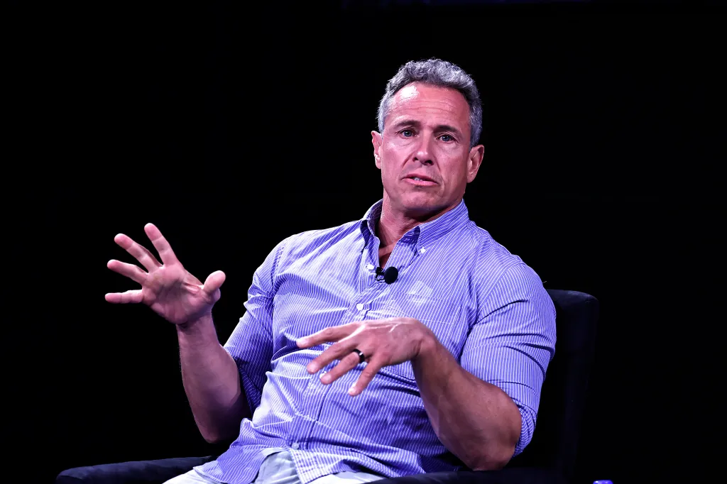 Chris Cuomo speaking during the 