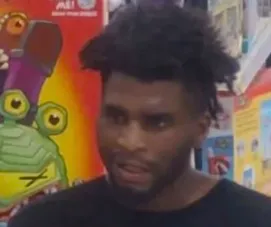 A close-up of a suspect who groped a woman in a California Target.