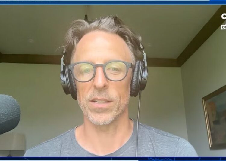 Seth Meyers and ‘A Closer Look’ Writer Joke Their New Podcast Is Proof of Life: ‘The Way Mitch McConnell Releases a New Photo’