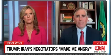 Frustrated MAGA lawmaker squirms when fact-checked to his face on CNN