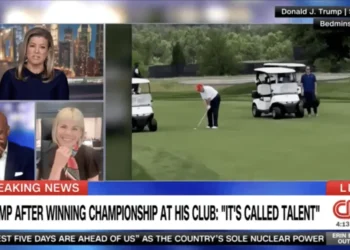 ‘I’m trying to compose myself!’ CNN analyst awed by Trump’s ’embarrassing’ golf outing