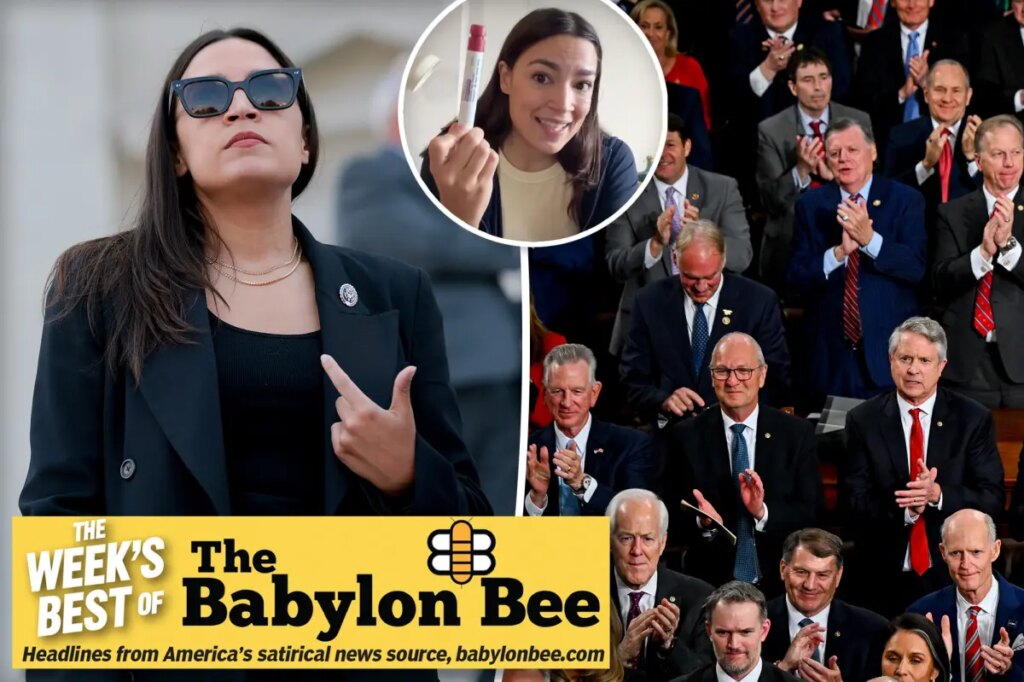 Best of the Babylon Bee: AOC struggling to meet single men under 90 at work