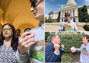 California Dem making $200K in taxpayer cash crashes Nick Shirley interview with ‘small penis’ stunt