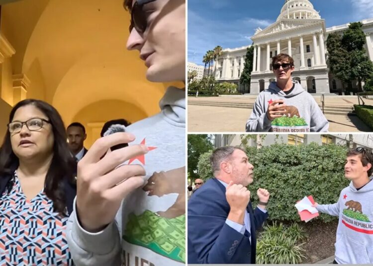 California Dem making $200K in taxpayer cash crashes Nick Shirley interview with ‘small penis’ stunt