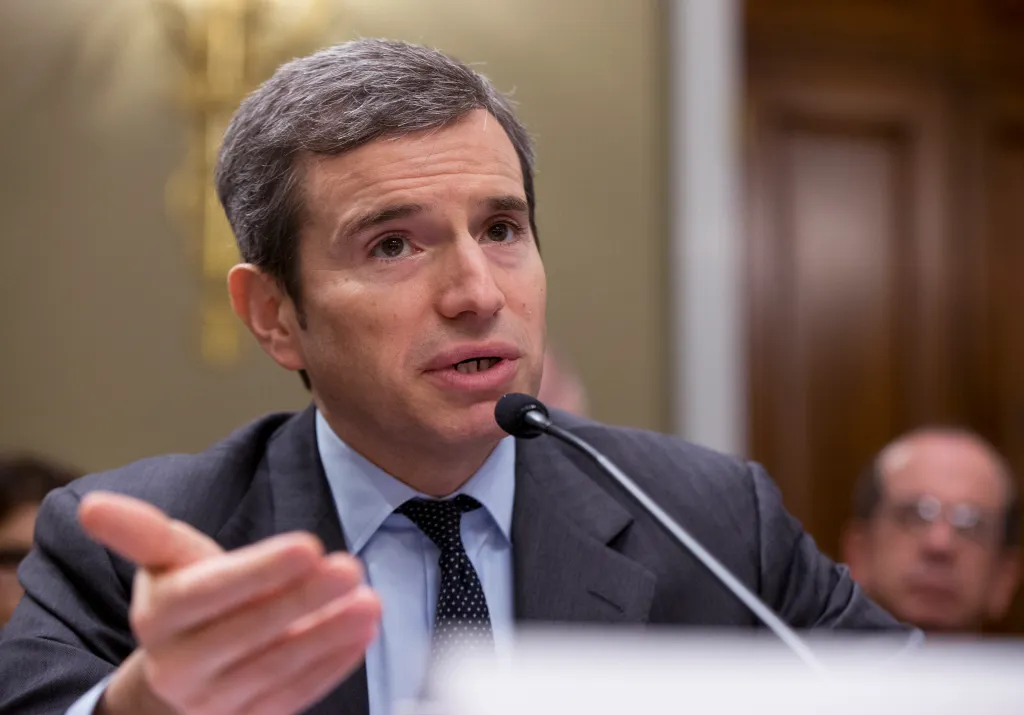 Antonio Weiss testifies before the House Natural Resources Committee.