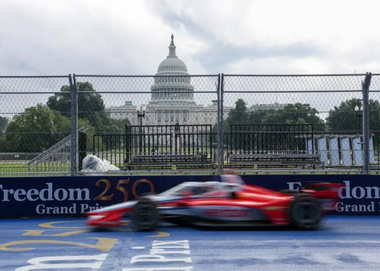 DC transforms into Indy racetrack for final America 250 celebration