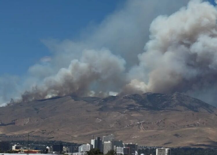 Nevada governor declares state of emergency as Hawk Fire grows to over 10,500 acres