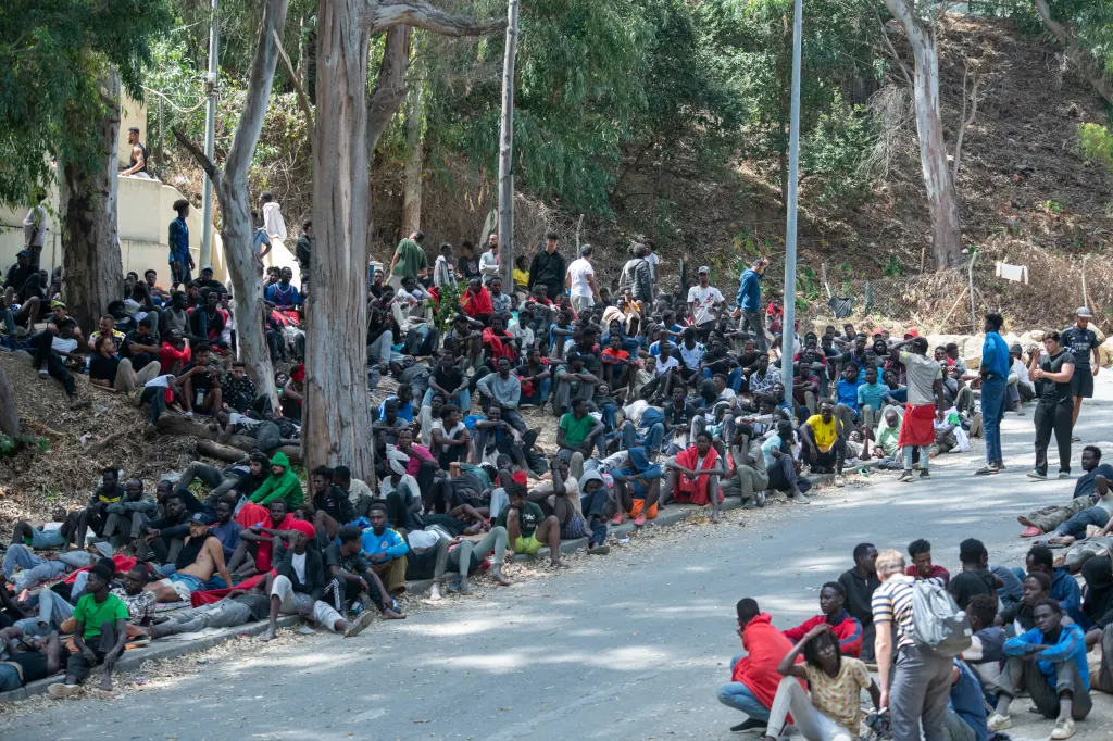 Thousands of African illegal immigrants took over Ceuta, Spain, on Aug. 1, 2026.