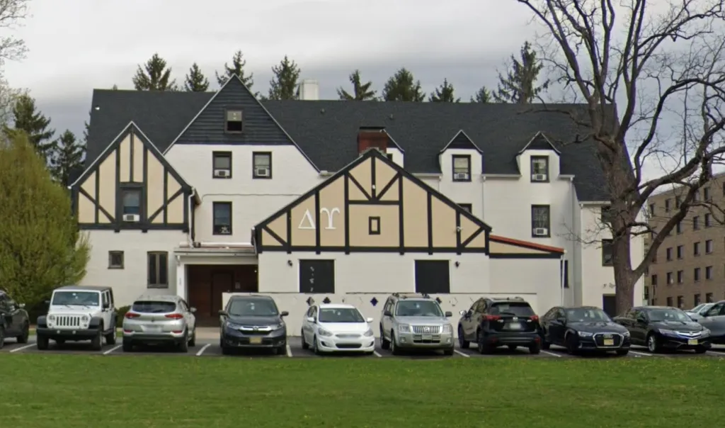 The Delta Upsilon Fraternity House at Penn State.