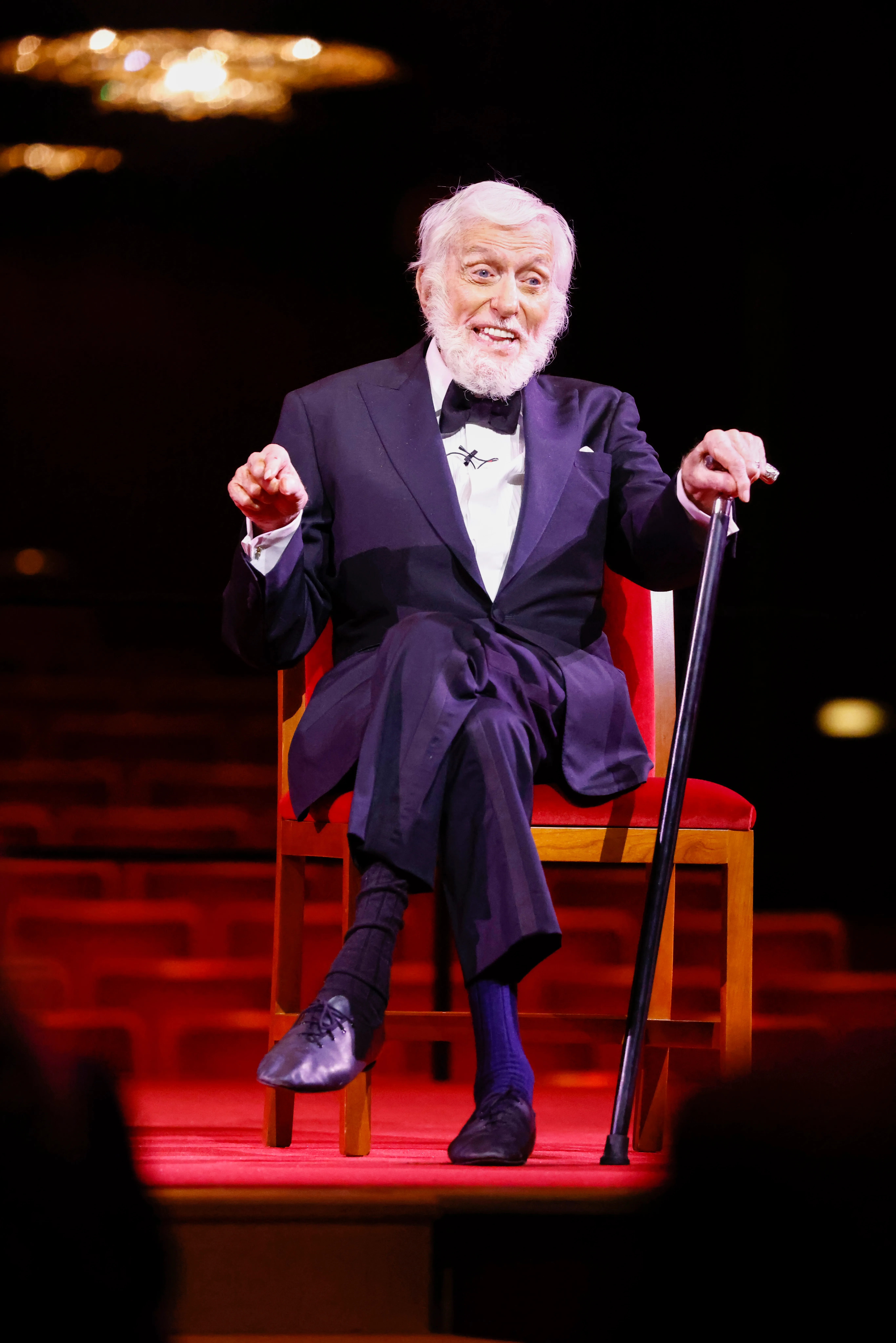 Dick Van Dyke speaks at the 2021 Kennedy Center Honors