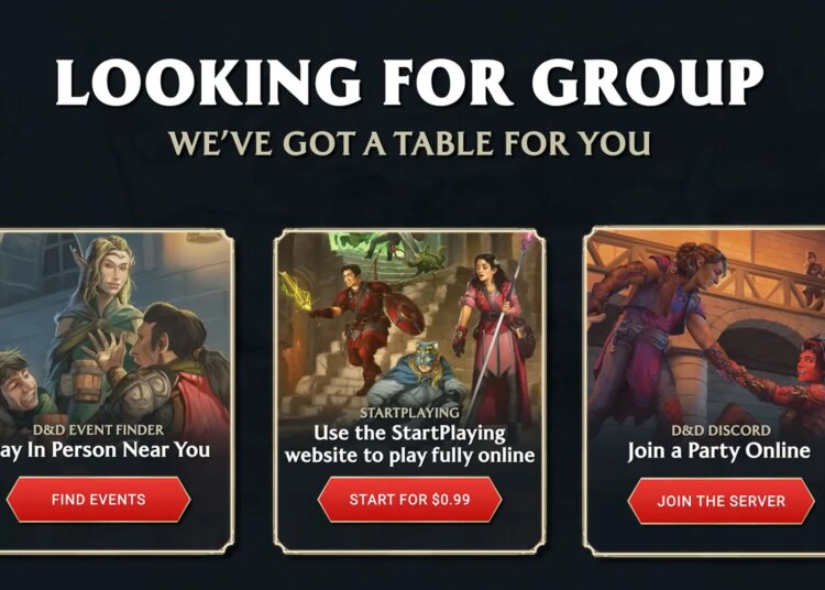 Dungeons and Dragons – How to Find A Group (Or a DM) Through D&D Beyond