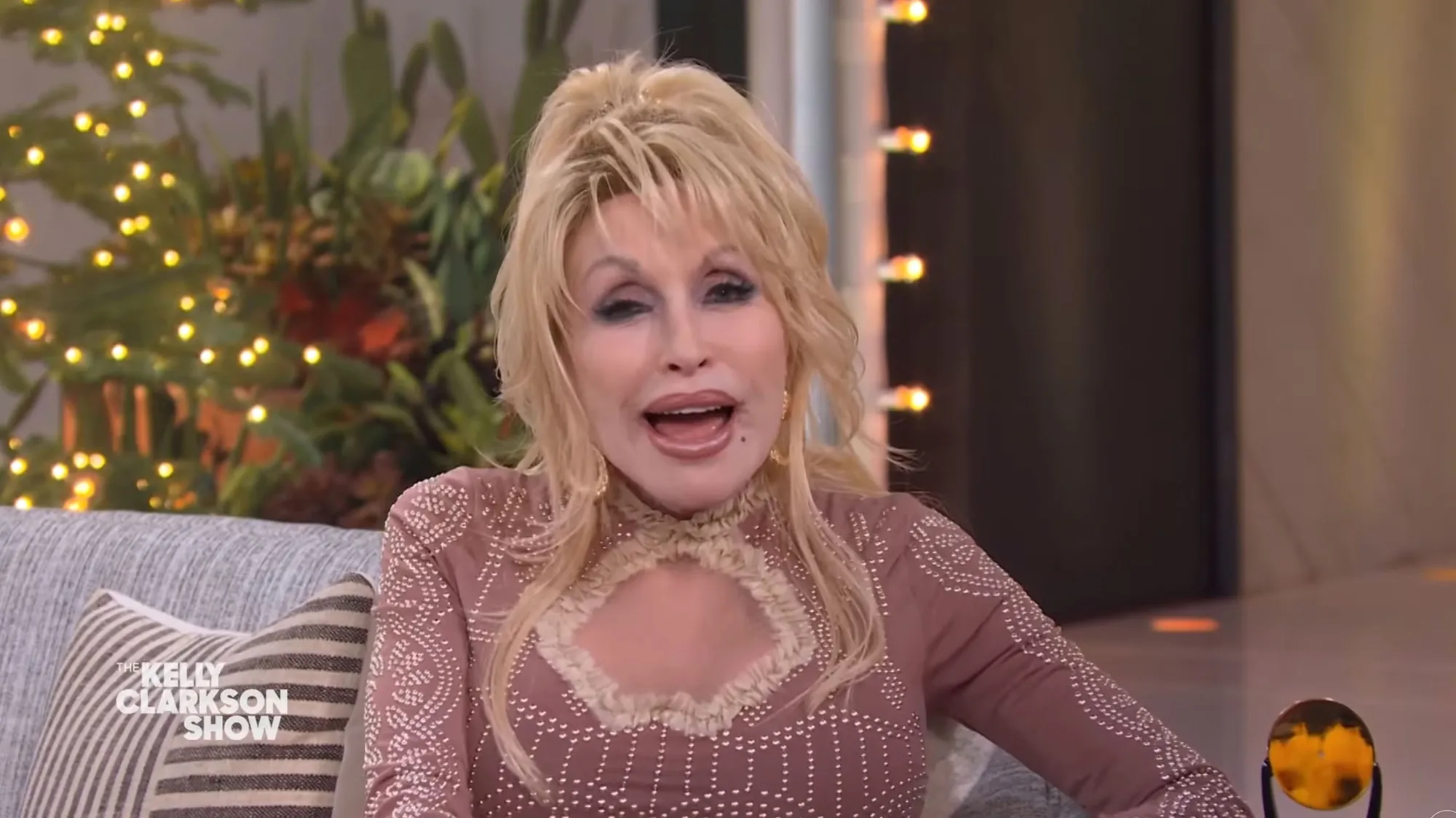 Dolly Parton on The Kelly Clarkson Show.