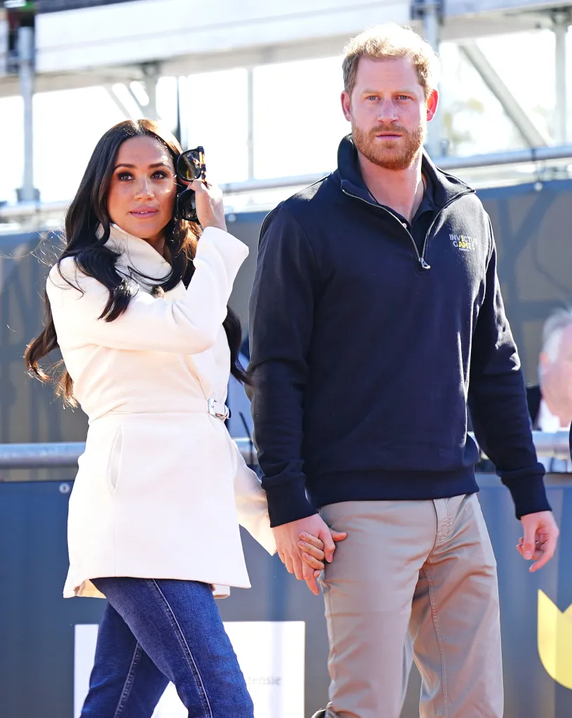 Meghan Markle and Prince Harry attending the Invictus Games.
