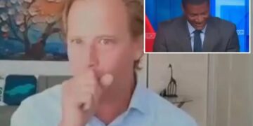 Economist Justin Wolfers wings it after accidentally swallowing fly during live CNN segment on jobs report
