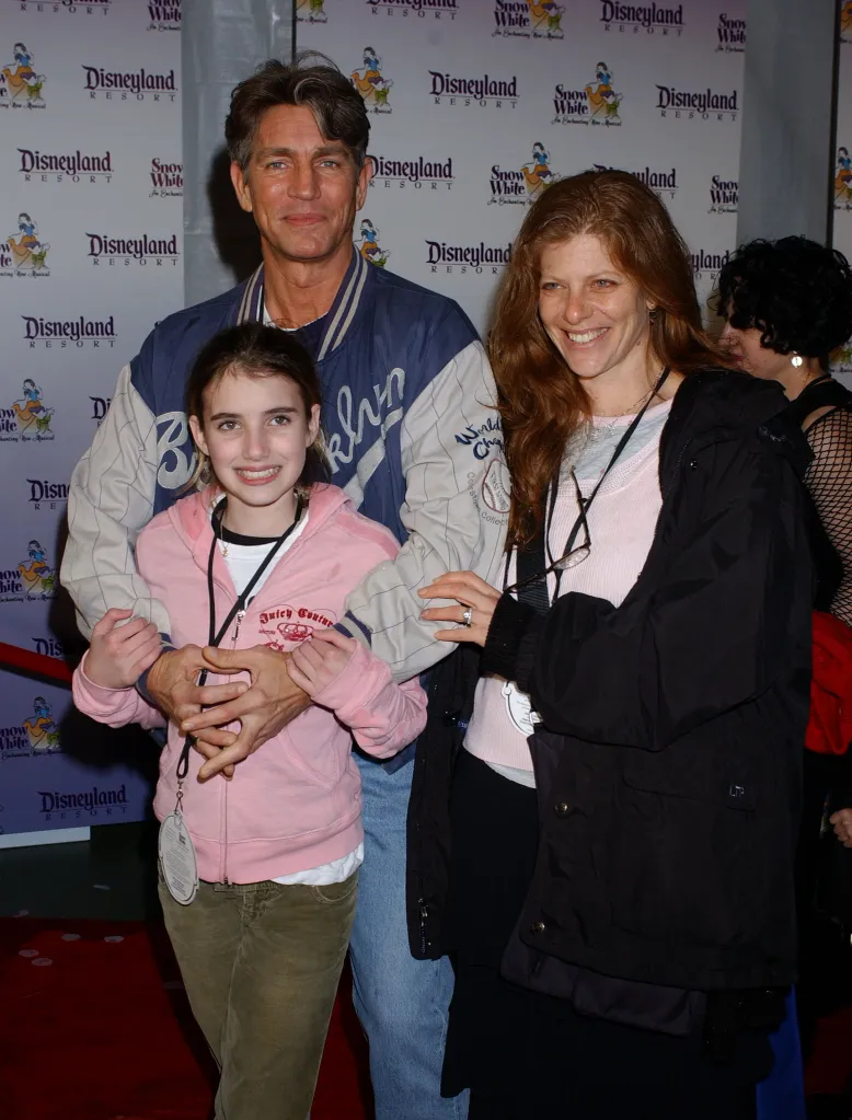 Eric Roberts, Emma Roberts, and Eliza Roberts at the