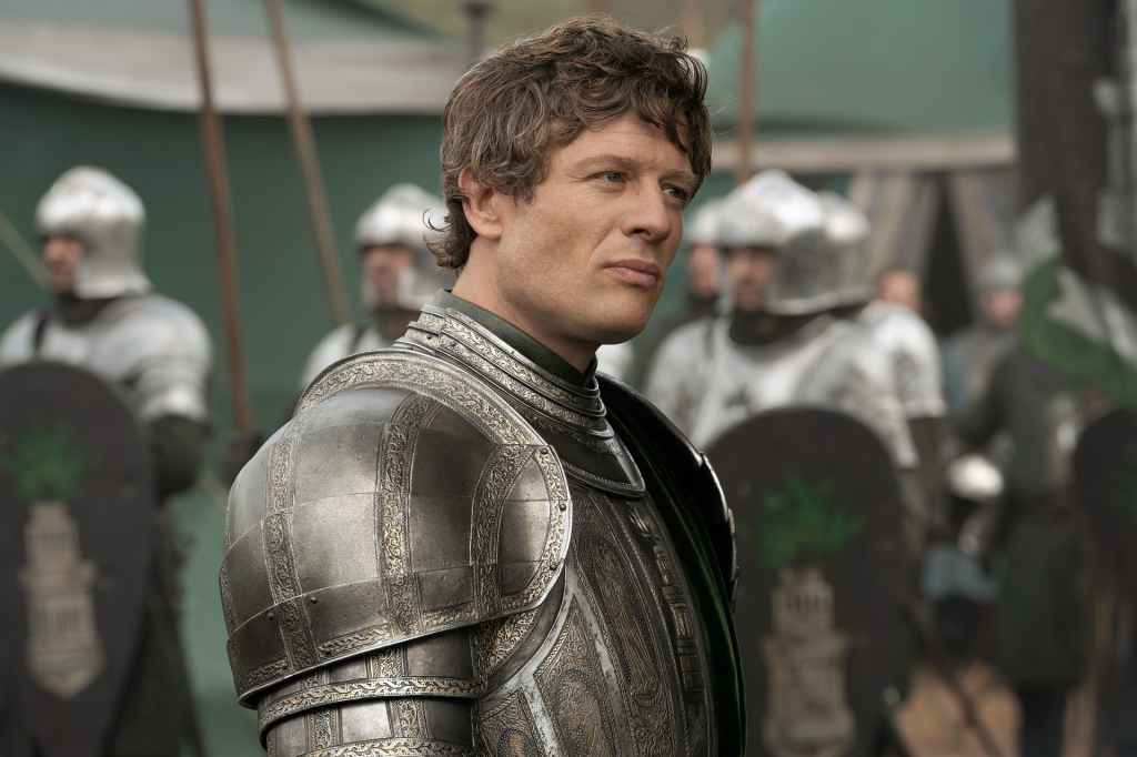 James Norton as a knight in 
