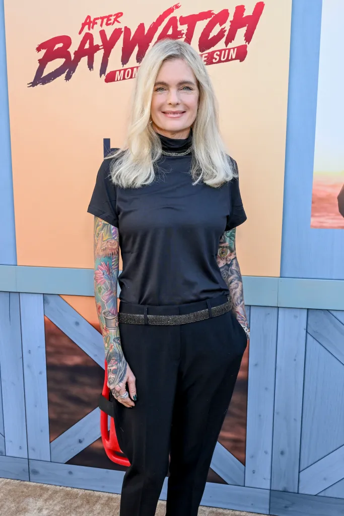 Erika Eleniak at the premiere of 