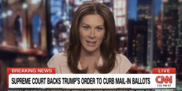 ‘Bad for thee but not for me’: Erin Burnett torches Trump with his own mail ballot words
