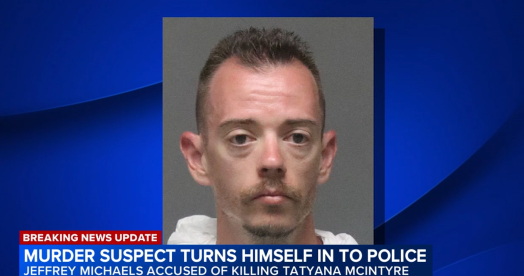 Mugshot of Jeffrey Michaels, accused of killing Tatyana McIntyre.