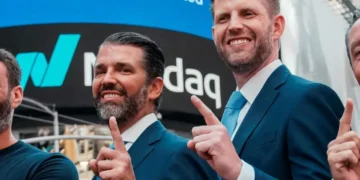 Eric Trump gushes over Natalie Harp’s ‘genetics’ in cringy rant about her ‘looks’