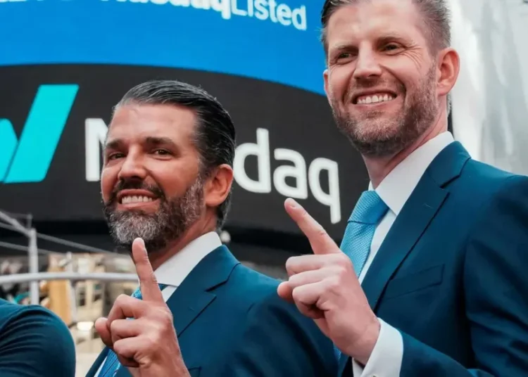 Eric Trump gushes over Natalie Harp’s ‘genetics’ in cringy rant about her ‘looks’