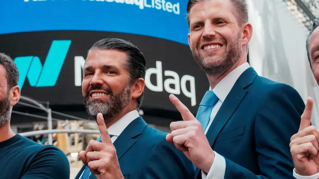Eric Trump gushes over Natalie Harp’s ‘genetics’ in cringy rant about her ‘looks’